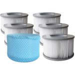 Lot de 6 cartouches filtrantes avec filet pour spa gonflable mspa[40]