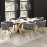 Lot de 6 chaise salle à manger chaise velours salle a manger fauteuil pivotants légers et luxueux pour ... Lot de 6 chaise salle à manger chaise velours salle a manger fauteuil pivotants légers et luxueux pour ...