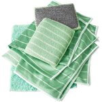 Lot de 6 chiffon bambou microfibre pour vitres miroirs carreaux carrosserie ménage salle de bain Lot de 6 chiffon bambou microfibre pour vitres miroirs carreaux carrosserie ménage salle de bain