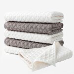 Lot de 6 chiffons de nettoyage gaufres chiffons absorbants réutilisables chiffons de fenêtre torchons ... Lot de 6 chiffons de nettoyage gaufres chiffons absorbants réutilisables chiffons de fenêtre torchons ...