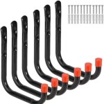 6pcs crochets de rangement pour chelle de garage de 17 cm support mural robuste pour vlos outils lectriques ...
