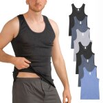 Lot de 6 dbardeurs homme cte fine ? dbardeur classique - melange