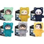Lot de 6 figurines myst�res cat cap plushie 12 - 14 cm ? mini peluches kawaii � collectionner