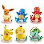 Lot de 6 figurines figurines � collectionner de 5. 5 - 8. 5cm de haut figurines jaune jouets pour enfants ...