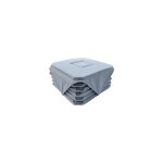Lot de 6 galettes de chaise gris clair 38x38cm ? assise confortable et rembourre ? fixation par lanires ...
