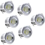 Lot de 6 mini spots encastrables au plafond led noirs mini spot led pour plafonnier darmoire 3 w blanc ... Lot de 6 mini spots encastrables au plafond led noirs mini spot led pour plafonnier darmoire 3 w blanc ...