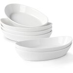 Lot de 6 petits plats À four en céramique 300ml plats de cuisson ovales plats À gratin idéal pour 1 personnes ... Lot de 6 petits plats À four en céramique 300ml plats de cuisson ovales plats À gratin idéal pour 1 personnes ...