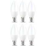 Lot de 6 petites ampoules led en forme de flamme culot edison à vis e14 5 w blanc chaud intensité non ... Lot de 6 petites ampoules led en forme de flamme culot edison à vis e14 5 w blanc chaud intensité non ...