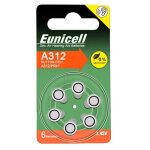Lot de 6 piles bouton zinc air type a312 - 312 pour appareils auditifs compatibles pr41 145v - yuan yuan ...
