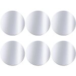Lot de 6 plaques m�talliques fines pour support magn�tique pour t�l�phone de voiture metal plates avec ...