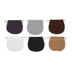 Lot de 6 rallonges de pantalon avec bouton de taille et boucle en coton pour ceinture de robe