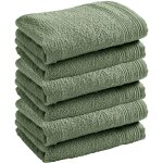 Lot de 6 serviettes invit ponge spa 30 x 50 cm / 400 gr / m - spa romarin