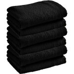 Lot de 6 serviettes invit ponge spa 30 x 50 cm / 400 gr / m - spa truffe
