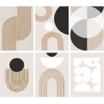 Lot de 6 tableau abstrait affiche decoration murale tableau mural poster affiche decor pour salon chambre ... Lot de 6 tableau abstrait affiche decoration murale tableau mural poster affiche decor pour salon chambre ...