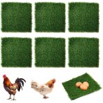 Lot de 6 tapis de nidification pour poulailler lavables et r�utilisables accessoires pour poulailler ...