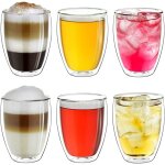 Lot de 6 tasse à cafe 250ml verres à expresso à double paroi tasse cappuccino résistant à la chaleur ... Lot de 6 tasse à cafe 250ml verres à expresso à double paroi tasse cappuccino résistant à la chaleur ...
