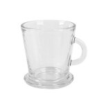 Lot de 6 tasses  cappuccino pulco tasse  caf espresso latt ou th en verre avec anse 18cl - dimension ...