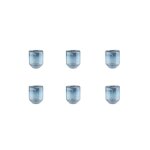 Lot de 6 tasses en gr�s bleu d5. 3