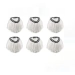 Lot de 6 têtes de balai de rechangecompatible avec la recharge de tête de balai turbo 2 en 1 vileda easywring ... Lot de 6 têtes de balai de rechangecompatible avec la recharge de tête de balai turbo 2 en 1 vileda easywring ...