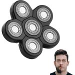 Lot de 6 têtes de rasoir de rechange pour homme chauve tête 6d flottante pour homme chauve lavables têtes ... Lot de 6 têtes de rasoir de rechange pour homme chauve tête 6d flottante pour homme chauve lavables têtes ...