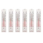 Lot de 6 thermom�tres muraux pour int�rieur ou ext�rieur