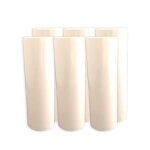 Lot de 6 verres tube couleur blanc 22cl - verre incassable - verre pour cocktail made in france prise ...