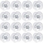 Lot de 60 canettes en plastique pour machine coudre compatible avec brother singer kenmore janome yyv ...