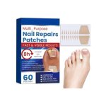 Lot de 60 patchs de traitement fongique pour ongle extra fort - rparation des ongles des orteils - 8 ...