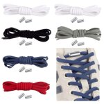 Lot de 6paires de lacets lastiques sans n?udslacets universels pour chaussures pour enfants et adultestrousse ...