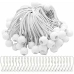 Lot de 75 cordons �lastiques avec boules sandow - id�al pour attacher chapiteaux tentes banni�res et ...