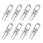 Lot de 8 ampoule halogene g4 ampoule g4 blanc chaud 12v 20w 2800k 240lm intensit� variable lustre? pas ...