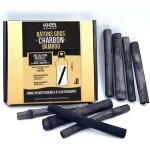 Lot de 8 b�tons gros de charbon de bambou naturel 2 � 3 cm de diam�tre pour purifier et donner un meilleur ...