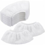 Lot de 8 bonnettes microfibre pour k�rcher chiffons pour buse � main accessoire pour nettoyeurs vapeur ...