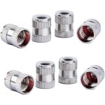 Lot de 8 bouchons de valve de pneu de voiture bouchons de valve de pneu de voiture joint de bouchon de ...