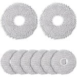 Lot de 8 chiffons de nettoyage pour robot aspirateur xiaomi x10 + / x20 + dreame l10s ultra / l10 ultra ...