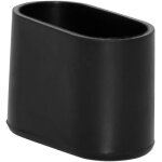 Embouts de pieds de chaise - handeiu - lot de 8 - pvc souple - noir - 20x40 mm