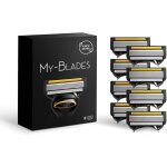 Lot de 8 lames de rasoir � 5 lameslames de rechange compatibles avec gillette fusion 5
