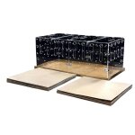 Lot de 8 tapis jetables en papier kraft 60x30 cm pour fond de cage litire hyginique cologique petits ...
