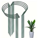 Lot de 8 tuteurs pour plantes de jardin support semi - circulaire pour plantes de jardin largeur 25cm ... Lot de 8 tuteurs pour plantes de jardin support semi - circulaire pour plantes de jardin largeur 25cm ...