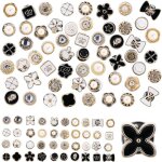 Lot de 80 broches pour femme boutons de jeans Épingles À boutons sans couture pour manteaux robes vêtements ... Lot de 80 broches pour femme boutons de jeans Épingles À boutons sans couture pour manteaux robes vêtements ...