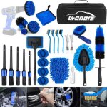 Lot de brosse nettoyage voiture accessoire voiture interieur brosse kit pinceau detailing auto brosse ...