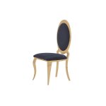 Lot de chaises angel baroque gold velours