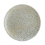 Lot dassiettes rondes pour 12 pices plates anisa 25 x 250 cm assiettes  ptes desserts en porcelaine ...