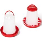 Lot mangeoire 2 kg et abreuvoir 2l pour poules et volailles