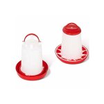 Lot mangeoire 3 kg et abreuvoir 3l pour poules et volailles