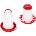 Lot mangeoire 3 kg et abreuvoir 3l pour poules et volailles Lot mangeoire 3 kg et abreuvoir 3l pour poules et volailles