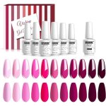 Lot vernis gel semi - permanent 12 vernis à ongles couleur de rose fuchsia pourpre série gel uv led soak ... Lot vernis gel semi - permanent 12 vernis à ongles couleur de rose fuchsia pourpre série gel uv led soak ...