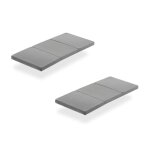 Lot x2 matelas pliable xaluca 120x60 cm