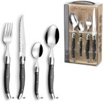 Lou laguiole 2511acpa22c40 tradition mnagre 24 pices coffret 6 personnes