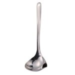 Louche à soupe en acier inoxydable avec séparateur de graisse cuillère de qualité supérieure avec long ... Louche à soupe en acier inoxydable avec séparateur de graisse cuillère de qualité supérieure avec long ...
